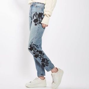 Topshop Moto New Boyfriend Womans Jeans 